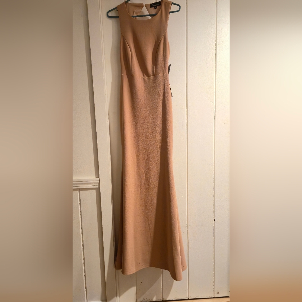 Nude Lulus Formal Gown